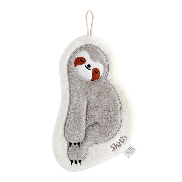 Toallas de mano colgantes Toalla gruesa suave absorbente Toalla de mano de microfibra polar para gris