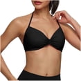 thumbnail image 2 of Naittoop Halter Sports Bras for Women Padded Strappy Yoga Bra Adjustable Open Back Workout Gym Bras Casual Crop Top, 2 of 5