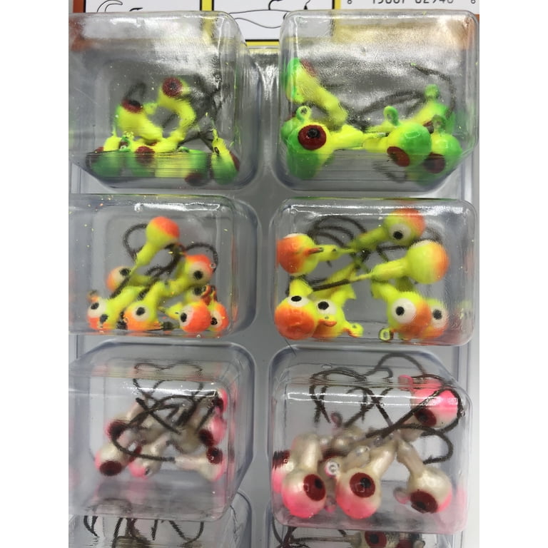 Headhunter Lures Jig Head - 65 Pc - Ideal for Crappie Fishing