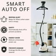 thumbnail image 4 of SALAV Performance Smart Auto off Upright Garment Steamer with Wheels & Descaler Packet, White, 4 of 8