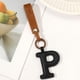 thumbnail image 1 of Colgante de llavero de coche, Accesorios de bolso, Colgante de llavero de cuero con letra inglesa creativa, letra K, 1 of 4