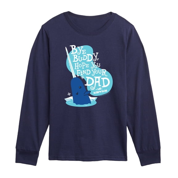 Elf - Bye Buddy - Toddler Boys Long Sleeve Graphic T-Shirt