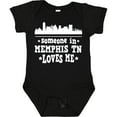 thumbnail image 3 of Inktastic Memphis Tennessee Someone Loves Me Skyline Boys or Girls Baby Bodysuit, 3 of 5