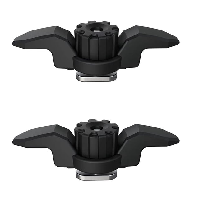 2 Piezas de Cornamusas de Anclaje para Kayak, Rieles Ligeros para Kayak, Rieles de Montaje para Kayak de Polímero de Servicio Medio, Rieles de Montaje para Kayak de Perfil Bajo