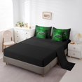 thumbnail image 6 of Feelyou Green Fahion Automobile Twin Bedding Sets 7-Piece, Square Honeycomb Bedding Comforter Set, Teens Kids Boys Girls Reversible Sheet Sets, Lightweight Room Decor, 6 of 9
