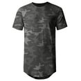 thumbnail image 2 of Ma Croix Men's Casual Longtail T-Shirts Hip Hop Urban, 2 of 4