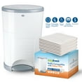 thumbnail image 5 of Diaper Pail Refills Compatible with Dekor PLUS Diaper Pail 4 Refill Bags Holds 2320 Diapers Strong, Durable Baby Powder Scented Refills Bags, 5 of 7