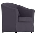 thumbnail image 4 of Cover Only! Chair is Not Included! Ektorp Tullsta Chair Cover Replacement Only Compatible for IKEA Tullsta Armchair Sofa Slipcover ! (Dark Gray Cotton), 4 of 5