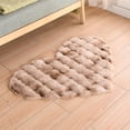 thumbnail image 5 of Under$1 PEONAVET Bedroom Rug Bubble Pile Cream Style Living Room Heart Rug Single Sofa Coffee Table Rug Cloakroom Makeup Cushion Rugs, 5 of 5