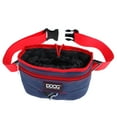 thumbnail image 3 of DOOG - Good Dog Drawstring Treat & Training Pouch with Fanny Pack Waist Belt (Includes 20 Free Waste Bags) - Navy Blue/Red, 3 of 3