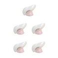 thumbnail image 2 of facefd 1/2/3/5 TureClos Storage Box Sucking Container Leaf-shaped Draining Organizer for Kitchen Bathroom light pink 5PCS, 2 of 6