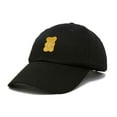 thumbnail image 5 of Dalix Yellow Gummy Embroidered Cotton Dad Hat Baseball Cap Adjustable Womens in Black, 5 of 5