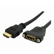 StarTech 3 ft Standard HDMI Cable for Panel Mount - F/M