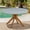 Gray GY, variant on Round Table Cover Waterproof 76x10cm 600D Fabric Elastic Hem Full Protection Windproof Easy Clean for Indoor Outdoor Patio Deck Dining Furniture All Seasons