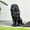 Black + Resin + Art Deco, variant on FENGFAN 20.5 Inch Black Lion Statue Resin Guardian Sculpture Simulated Animal Decor Villa Garden Park Courtyard Independence Day Ornament