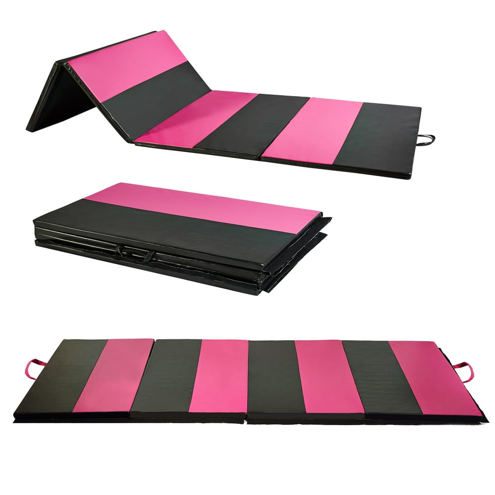 Ainfox 4'x6'x2" Gymnastics Mat Gym Folding Exercise Mats Stretching