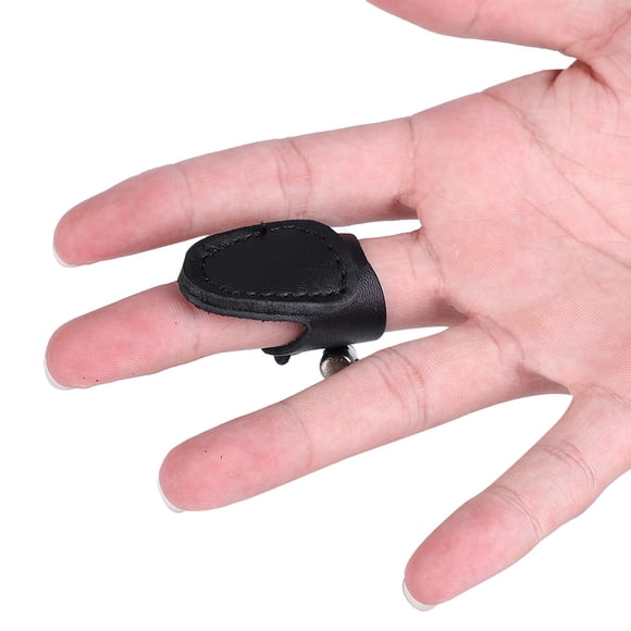Archery Accessory Archery Glove, Wearable Archery Finger Guard, Artificial Leather for Archery Training Archery Competition