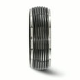 thumbnail image 3 of Edward Mirell Bande Titane Noire Ti Rainurée 8mm Taille 13, 3 of 4