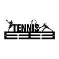 thumbnail image 1 of S SERENABLE Medal Display Hanger Black Iron Organizer Wall Mounted Fame Medal Rack Frame tennis, 1 of 9