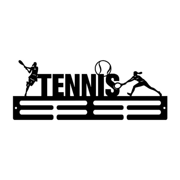 Perchero para exhibición de medallas, colgador de medallas de pared, soporte para premios, estante fácil de instalar, pared tenis