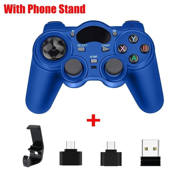 2,4 G controlador Gamepad Android Joystick inalámbrico Joypad con convertidor OTG para PS3/teléfono inteligente para Tablet PC Smart TV Box Tan Jianjun unisex