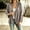 Dark Gray, variant on Xdegoge Cardigan Sweaters for Women Lightweight Open Front Casual Loose Fit 3/4 Sleeve Cover Up Tops Flowy Spring Summer Vacation Lounge Everyday Wear