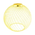 thumbnail image 1 of Pantalla de lámpara colgante de malla metálica, pantalla de alambre de hierro, decoración del hogar, jaula de luz colgante de repuesto hueca para sala Bola dorada 145x130cm, 1 of 8