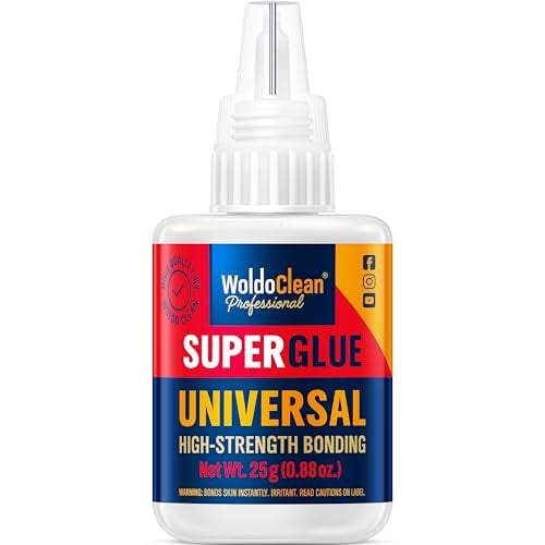 Super Glue All-Purpose Liquid 25g - Fast Drying Clear CA Adhesive for Metal, Plastic, Wood, Ceramic, Glass & DIY Repairs$$Tools & Hardware Other