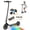 R2-Black, variant on R2 Pro 150W Electric Scooter for Kid Age 5-12, 3 Speed Gears Max 10Mph, Magnetic Charging, Adjustable Height, 3 Color Pedal Lights, Orange