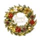 thumbnail image 3 of Corona navideña para puerta delantera, decoración rústica decorativa de Navidad, corona navideña para chimenea, Patio, porche de año Nuevo, hogar, 3 of 9