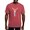 Crimson Red, variant on CafePress - Zipper Club T Shirt - Mens Comfort Colors Shirt