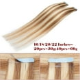 thumbnail image 6 of SEGO 20 Pcs Tape in Hair Extensions 100% Real Remy Human Hair Double Side Skin Tape Straight Silky Hair Clearance Black/Blonde/Red, 6 of 9
