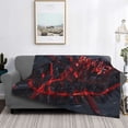 thumbnail image 2 of Yiaed Cyberpunk Cityscape Lights Print Blanket Throw Blanket Soft Cozy Flannel Blanket for Home Bed Sofa Couch Chair-60"x50", 2 of 6