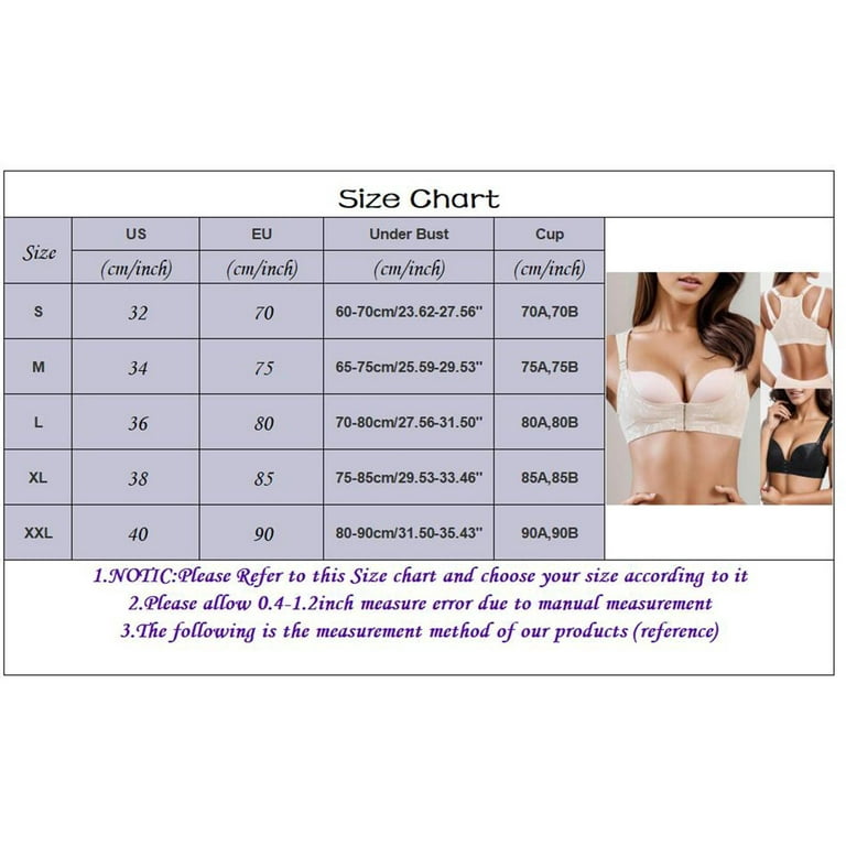 Bras for Women Mash Lifting X Shaped Beautify Back Corset Chest Back  Posture Correction Front Buckle Bras 