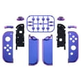 thumbnail image 2 of Chameleon Purple Blue Housing w/Colorful Buttons Replacement Shell for Nintendo Switch/OLED Joycon, 2 of 10