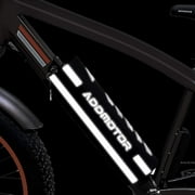 Addmotor 1pcs وسادة بطارية عاكسة ، إطار دراجة دراجة بطارية حماية غطاء حارس