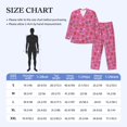 thumbnail image 3 of Bingfone Men's Pajama Set 2 Piece Loungewear PJs, Long Sleeve with Pajama Pants-Strawberry Floral, 3 of 7