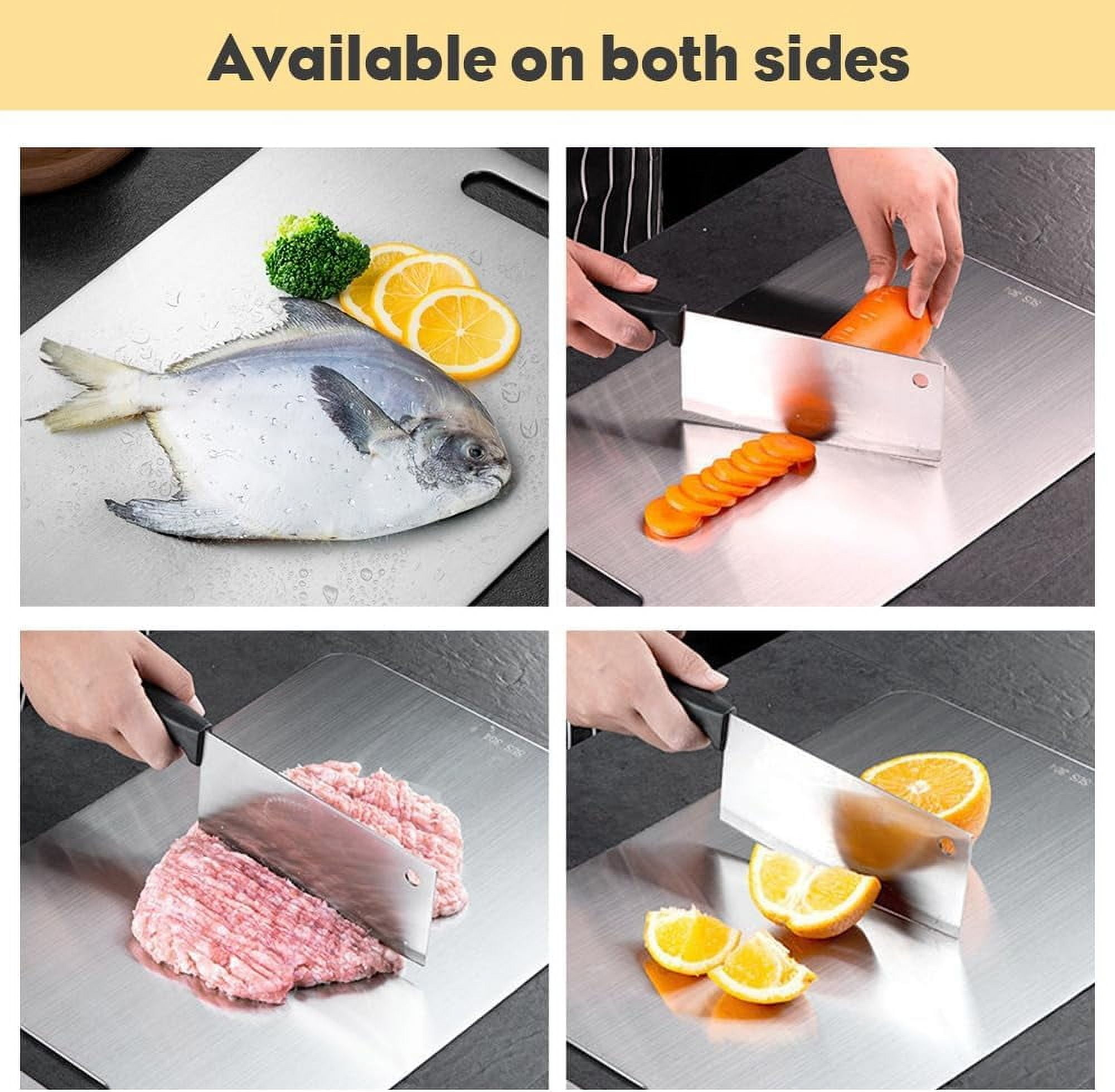 Extra Large Cutting Boards,Non Slip,BPA Free Reversible Titanium Cutting Board,Kitchen Cutting Board for Meat,Vegetables,Fruits,Bread,Cheese,Kitchen Gadgets Gift,Kitchen Accessories