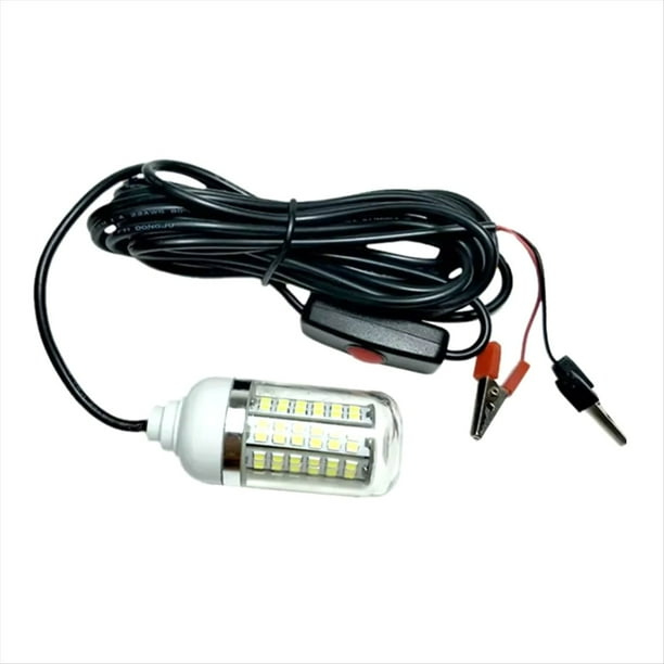 Luz LED para Trampa de Pesca de 12 V, 100 W, IP68, con 108 LED, para Atraer Camarones, Peces y Krill. Luces LED para Piscina Blu-Ray.