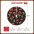 thumbnail image 2 of Sikiie Sweet Red Cherry Nativity Christmas Tree Skirt, Jesus Christian Winter Holiday Tree Mat Decoration(30-48IN)36", 2 of 6