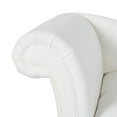 thumbnail image 2 of Harrison Tufted Roll Arm Chaise Lounge Antique White, 2 of 11