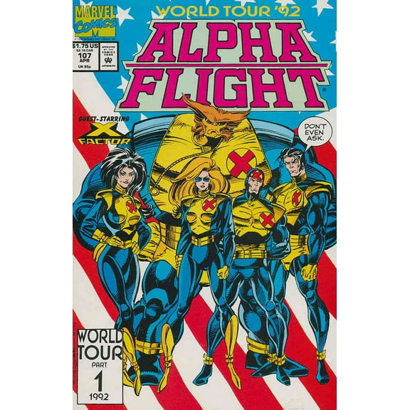 Alpha Flight (1st Series) #107 VF ; Marvel Comic Book