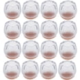 thumbnail image 1 of Laklulu 16 Piezas Tapas para Sillas 21-25 mm Deslizadores para Muebles Protección de Silicona Cuadrada Redonda Almohadillas para Patas de Muebles Tapas para Patas de Silla Cubierta de Mesa, 1 of 5