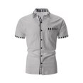 thumbnail image 4 of Men Short Sleeve Summer T Shirts Tshirts Shirts for Men Graphic Rock Summer Tops with Sleeves 2025 Mens Shirts Casual Stylish Big and Tall Get it Fast, 4 of 7