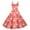 Orange, variant on JLFKNG Womens Summer Dresses Fashion Valentines Day Love Fashion Printed Dress Round Neck Short Sleeve Loose Fit Dresses Womens Dailywear