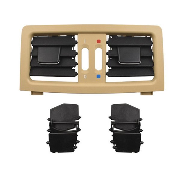 A/c Vent Outlet Rear Center Console Fresh Air Outlet Vent Grille Cover For -bmw 5 Series E60 E61 64226957974 Beige