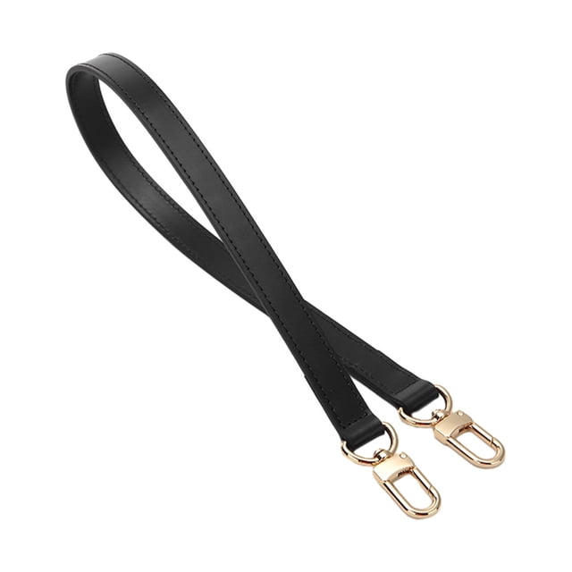 xinxixnxx Leather Bag S Style With Easy-to-Install Handles Bag Short Shoulder Replacement Straps Wide black 38cm 1Set