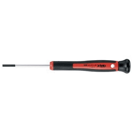 Felo 0715731756 3.5mm x 5.9" Precision Slotted Screwdriver, 240 Series