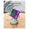 thumbnail image 4 of 3-in-1 Rotating Folding Magnetic Wireless Charger 15W Fast Charging Portable Stand, 4 of 7