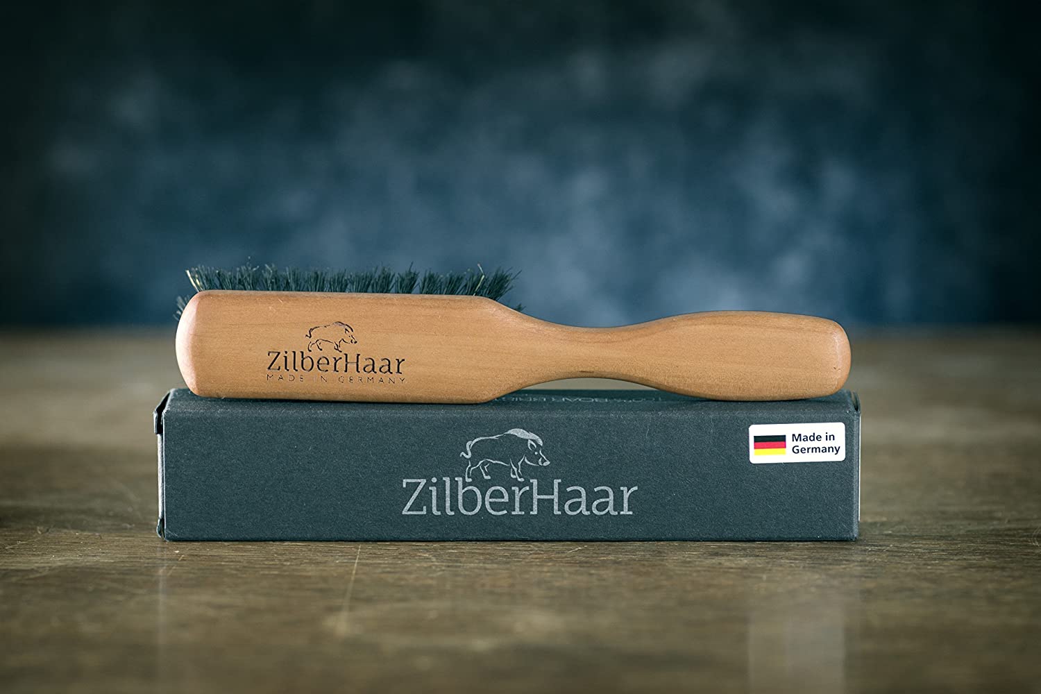 ZilberHaar Beard Brush - Boar Bristles - Grooming for Men - Works with Beard Oil and Balm - 6 inch - image 4 of 9